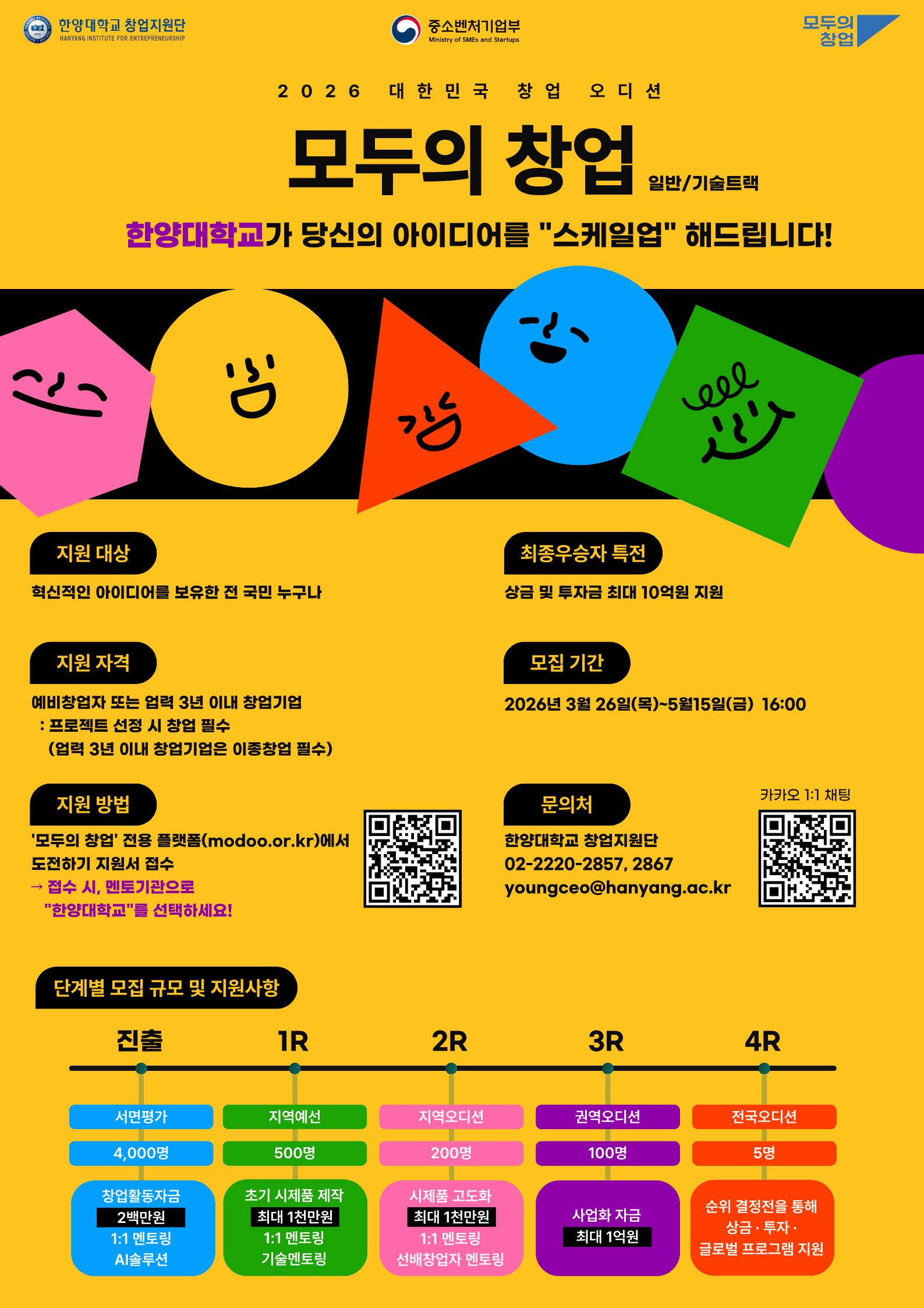 [창업지원단] 2026년「모두의 창업 프로젝트」참여자 모집